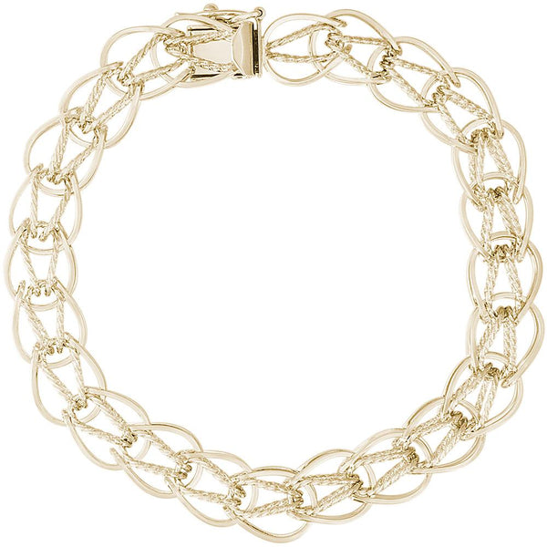 Rembrandt Charms, Oval Fancy Link