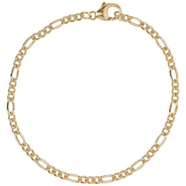 Petite Curbed Figuro With Lobster Clasp