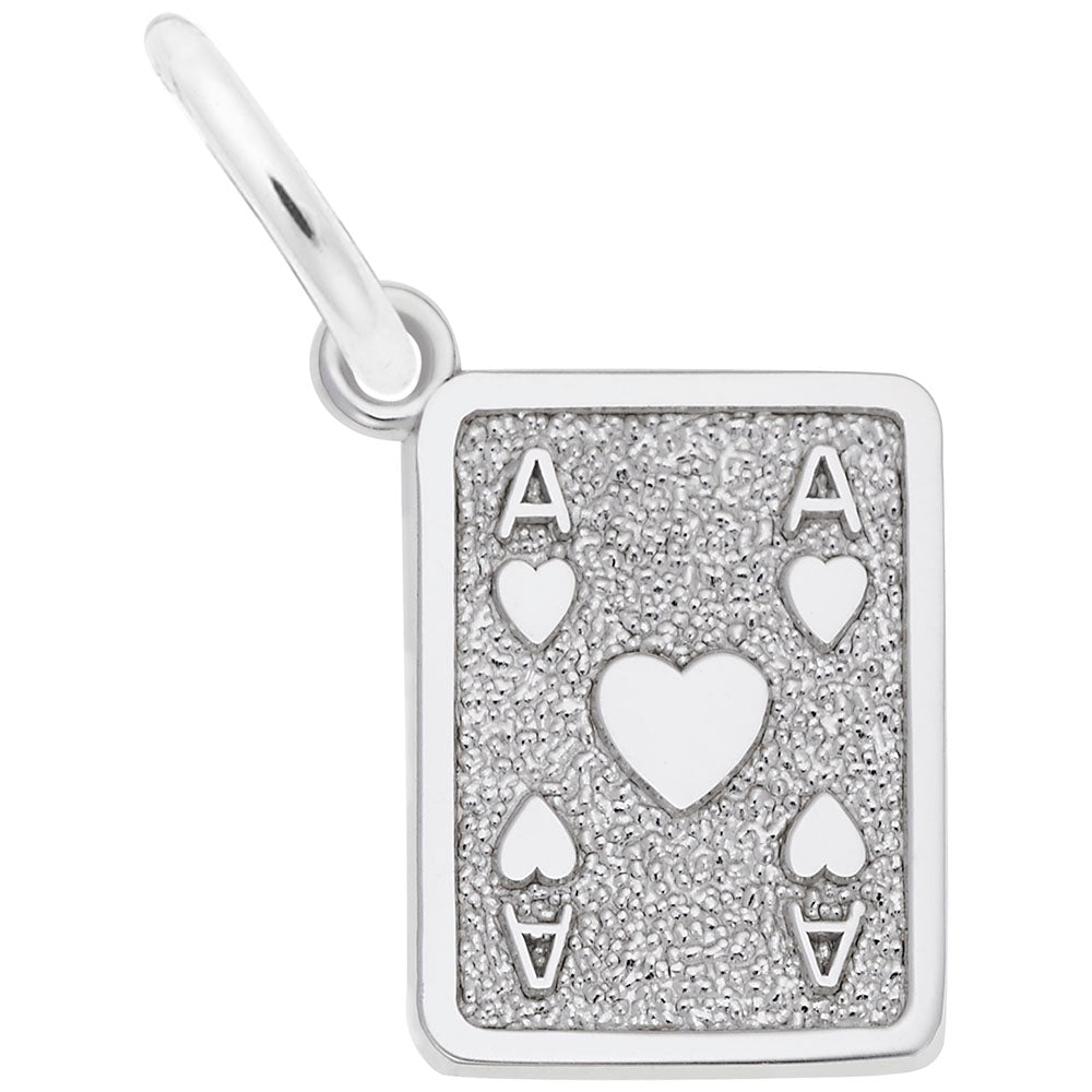 Rembrandt Charms, Ace of Hearts, Engravable