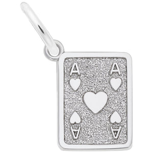 Rembrandt Charms, Ace of Hearts, Engravable
