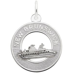 Rembrandt Charms, New Brunswick Cruse Ship, Engravable