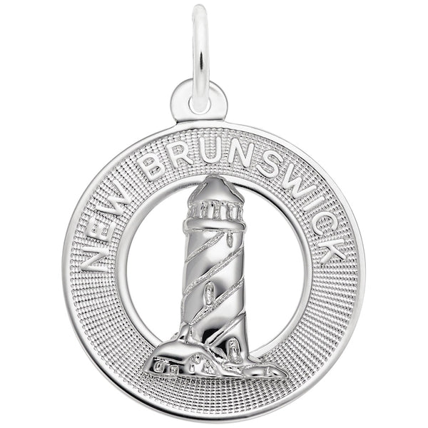 Rembrandt Charms, New Brunswick Lighthouse, Engravable