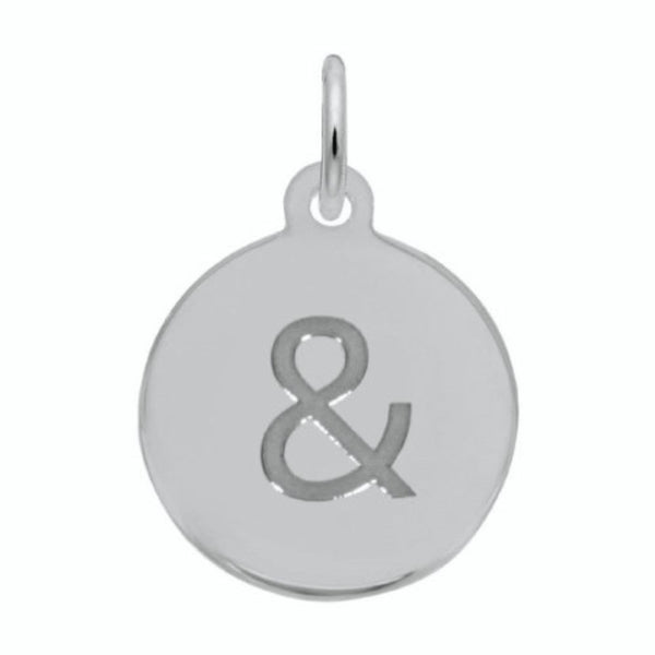 Disc Symbol Charms, Heart, Ampersand, Hashtag, Infinity