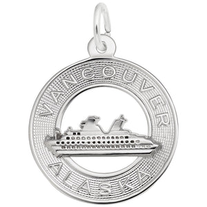 Rembrandt Charms, Vancouver/AK Cruise Ship, Engravable