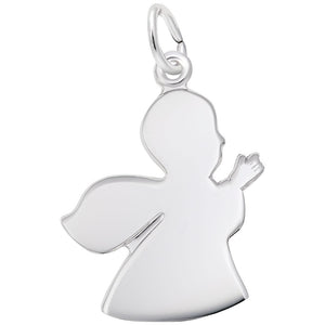 Rembrandt Charms, Guardian Angel, Large, Engravable