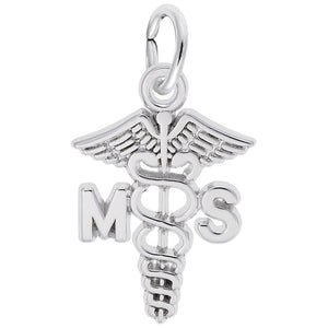 Rembrandt Charms, Medical Secretary Caduceus