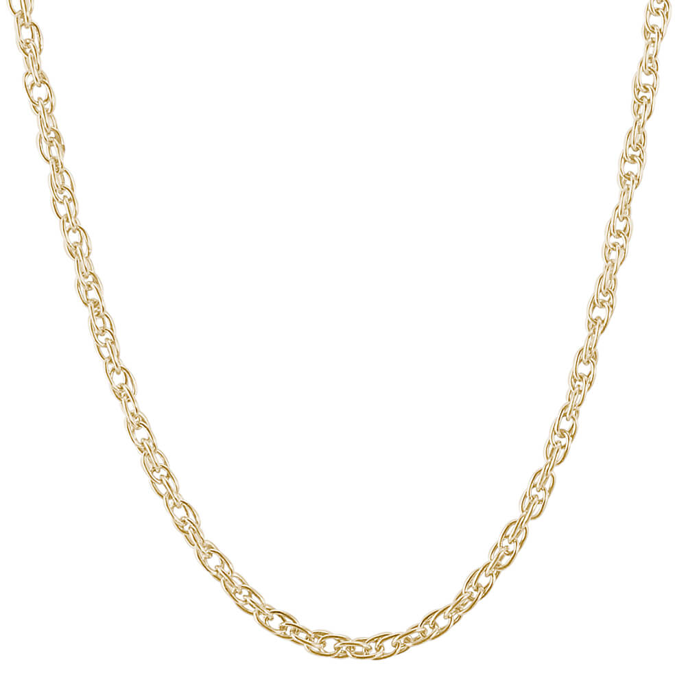 Rembrandt Charms, 10K Gold Rope Chain Necklace