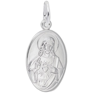 Rembrandt Charms, Sacred Heart, Engravable