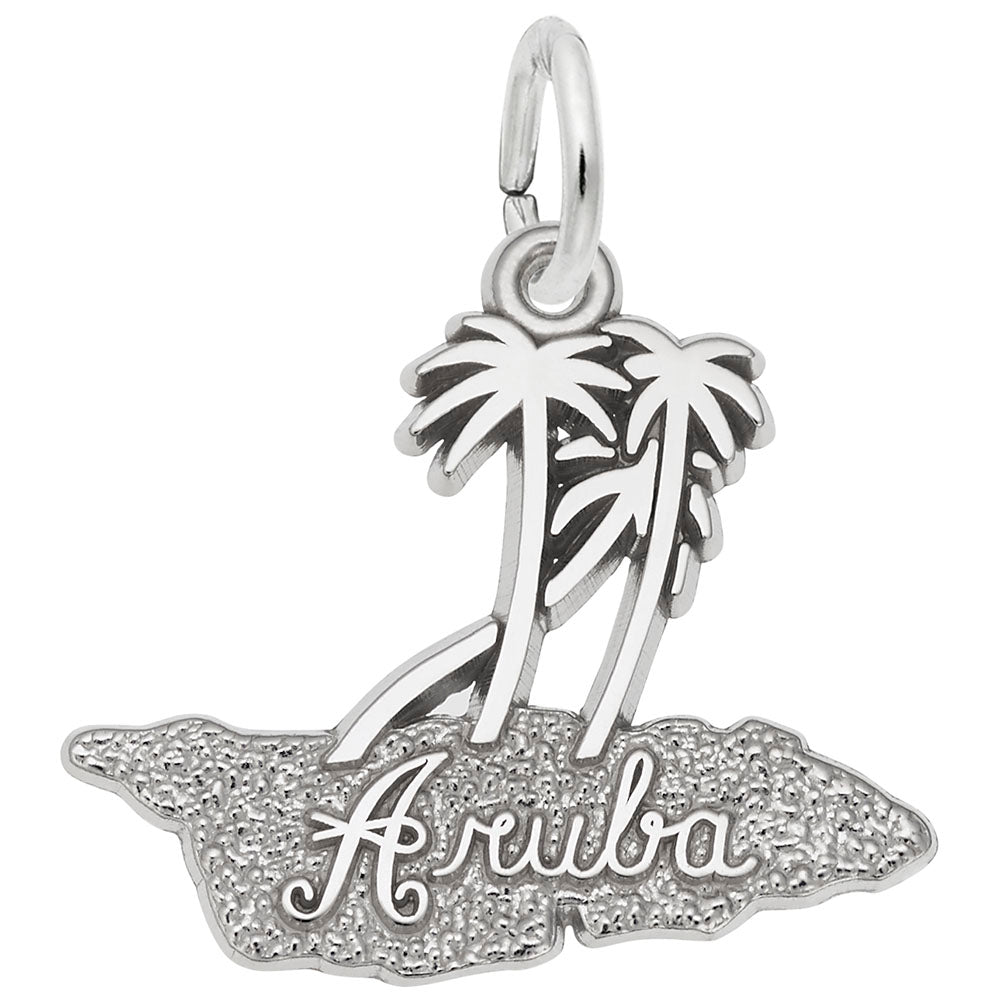 Rembrandt Charms, Aruba Palms, Engravable