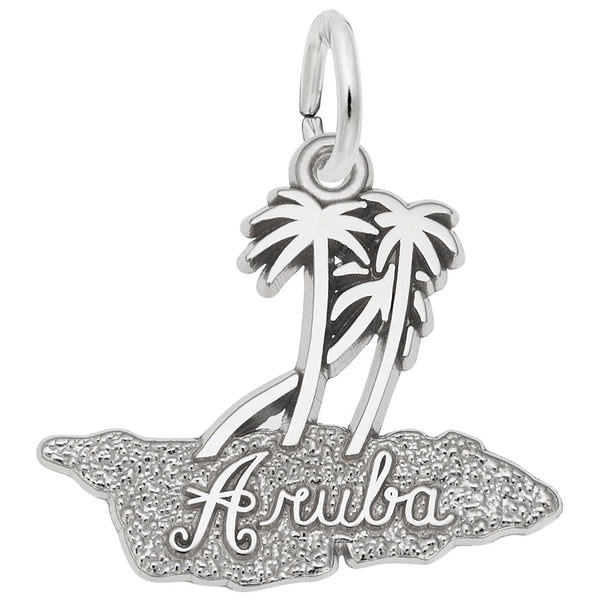 Rembrandt Charms, Aruba Palms, Engravable