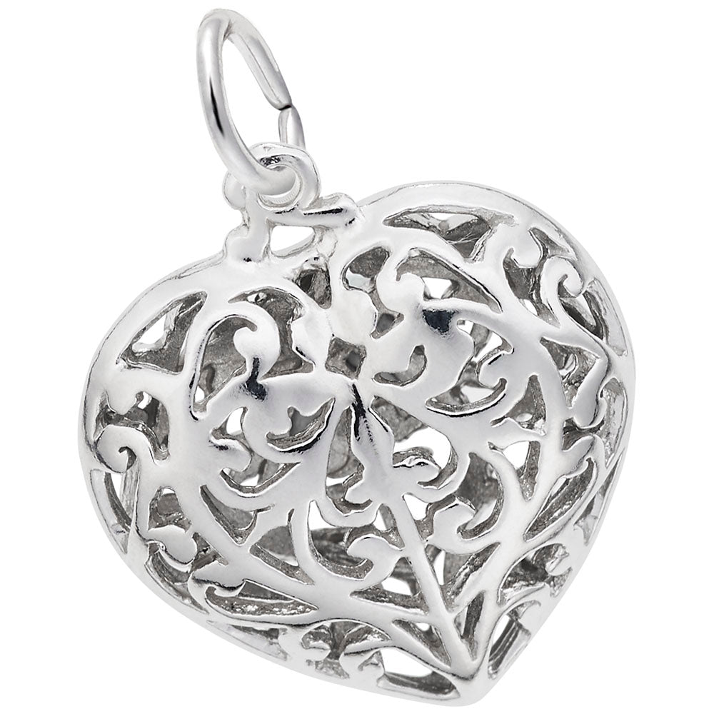 Rembrandt Charms, Filigree Heart