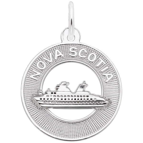 Rembrandt Charms, Nova Scotia Cruise Chip, Engravable