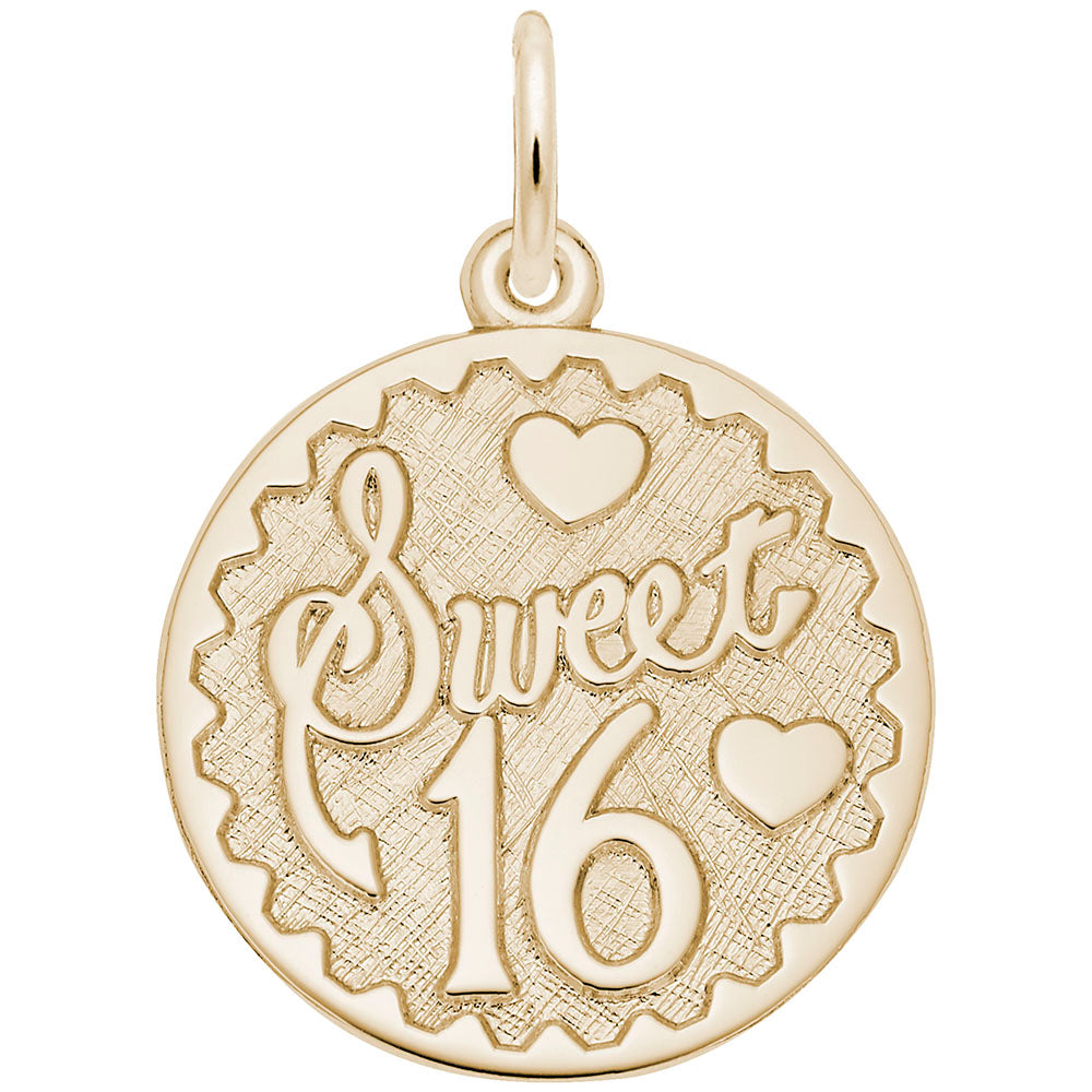 Rembrandt Charms, Sweet 16, Engravable