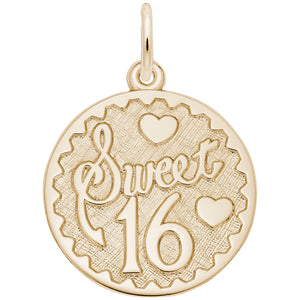 Rembrandt Charms, Sweet 16, Engravable