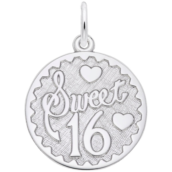 Rembrandt Charms, Sweet 16, Engravable