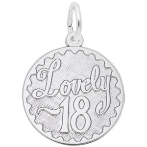 Rembrandt Charms, Lovely 18, Engravable