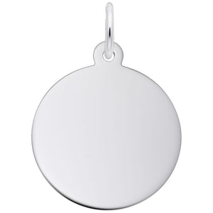 Rembrandt Charms, Round Disc (18mm x .9mm), Engravable