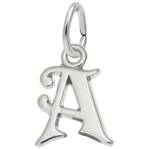 Rembrandt Charms, Curly Initial A-M