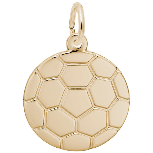 Rembrandt Charms, Soccer Ball, Engravable