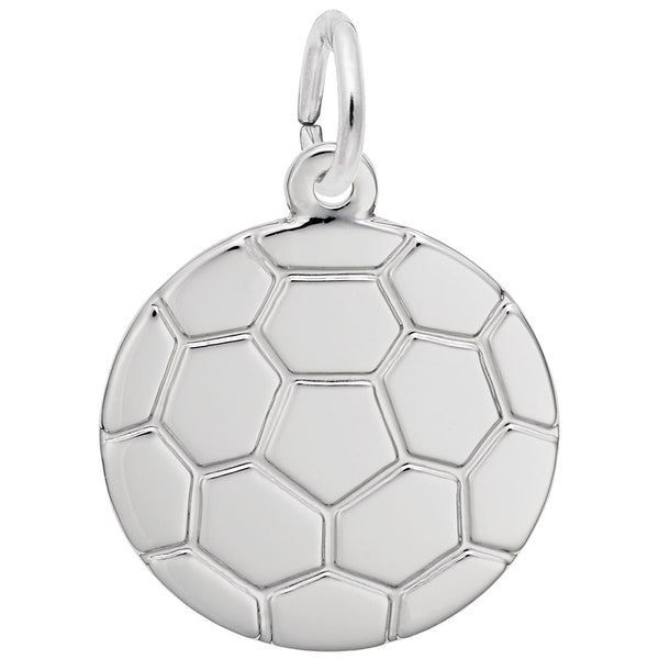 Rembrandt Charms, Soccer Ball, Engravable