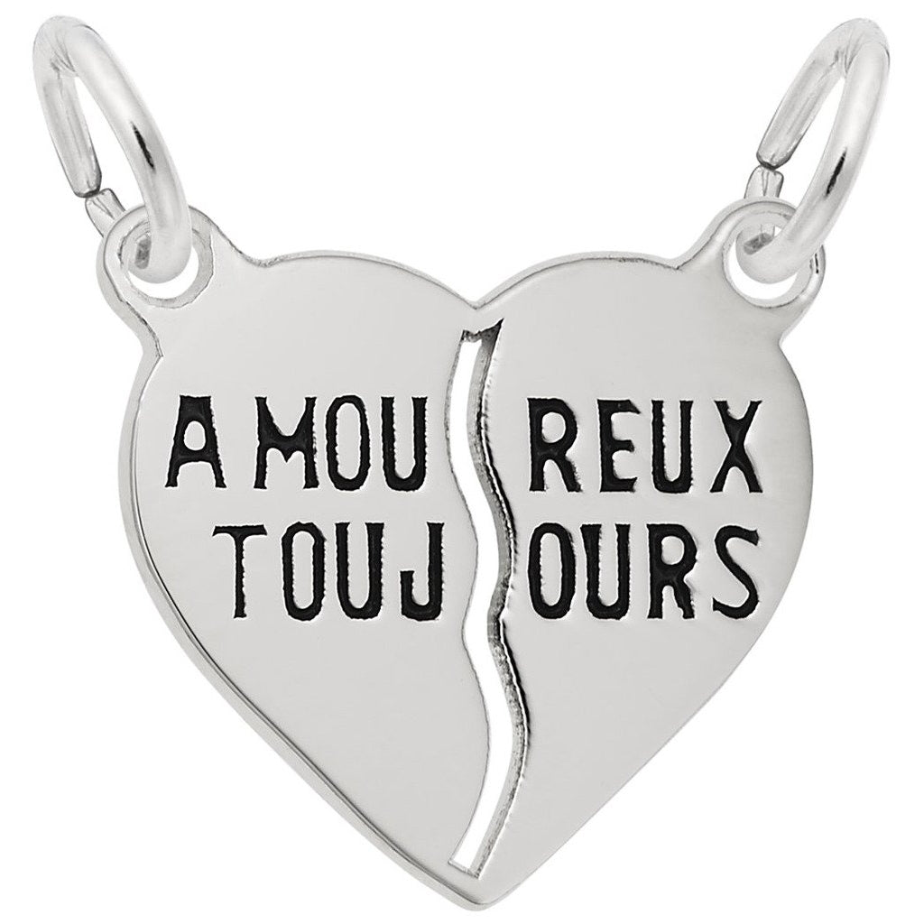 Rembrandt Charms, Amoureux Toujours, Engravable