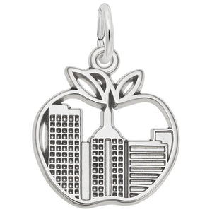 Rembrandt Charms, Big Apple Skyline, Engravable