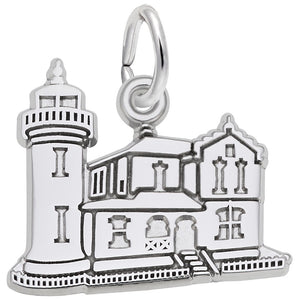 Rembrandt Charms, Admiralty Lighthouse, Engravable