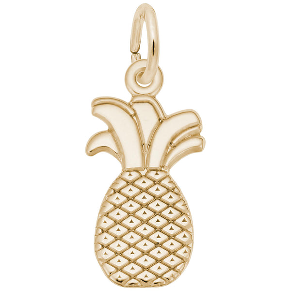 Rembrandt Charms, Pineapple, Engravable