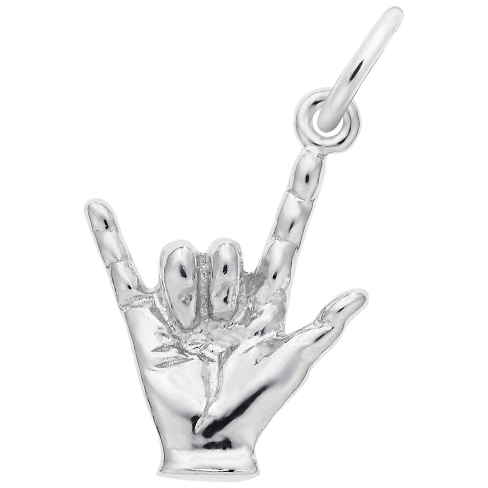 Rembrandt Charms, I Love You Hand Sign