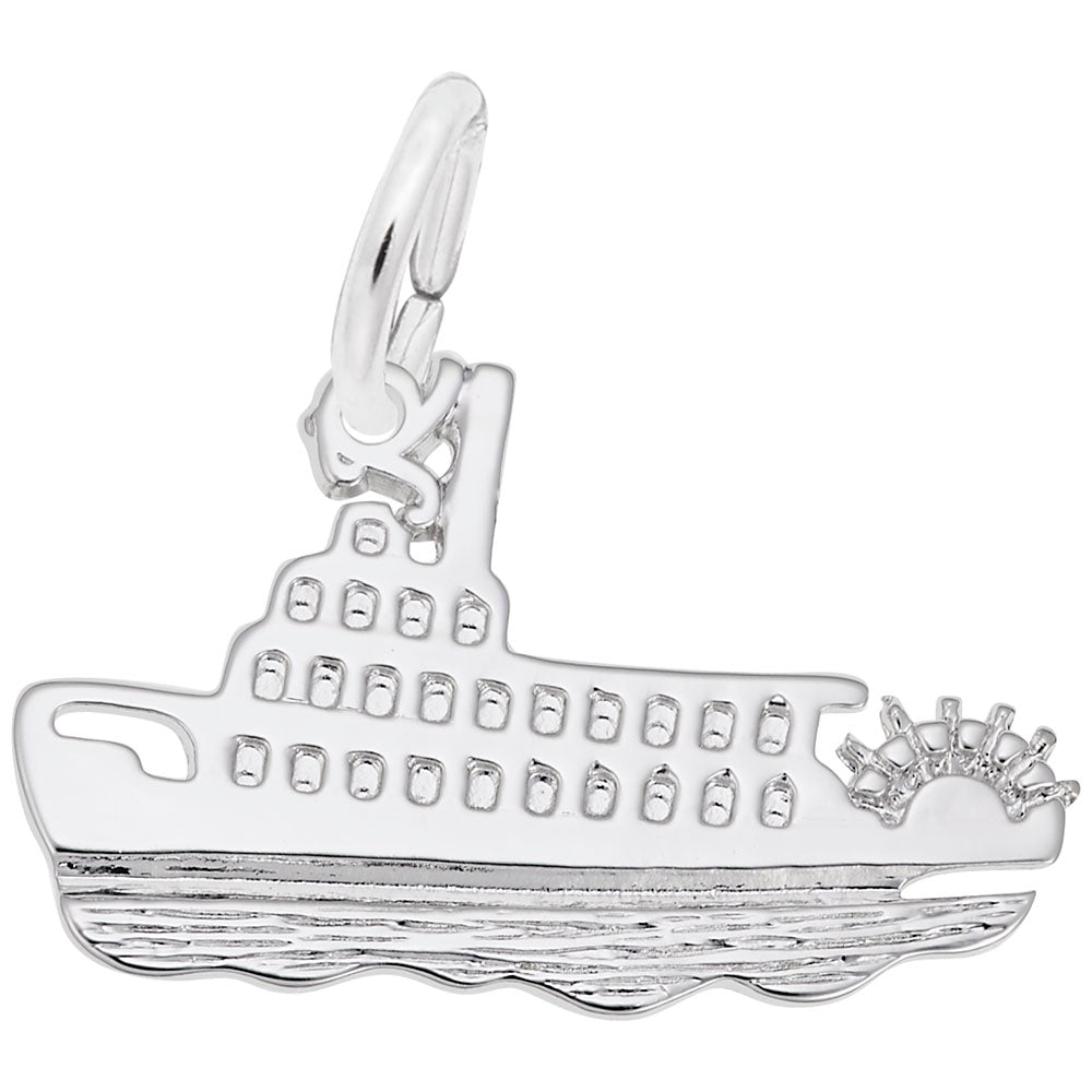 Rembrandt Charms, Riverboat, Engravable