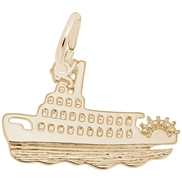 Rembrandt Charms, Riverboat, Engravable