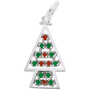 Rembrandt Charms, Christmas Tree with Red & Green Ornaments