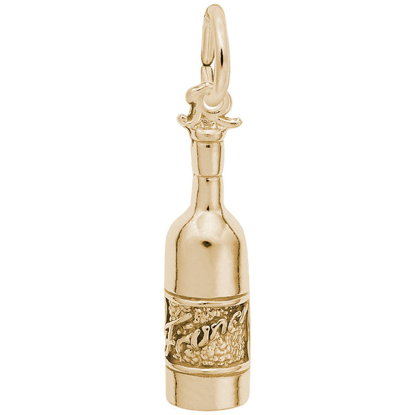 Rembrandt Charms, France Bordeaux Wine Bottle