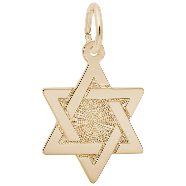 Rembrandt Charms, Star of David, Engravable