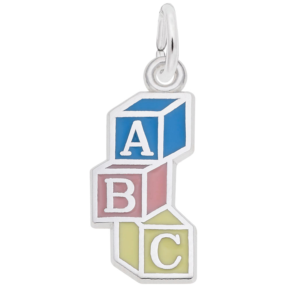 Rembrandt Charms, ABC Block, Engravable