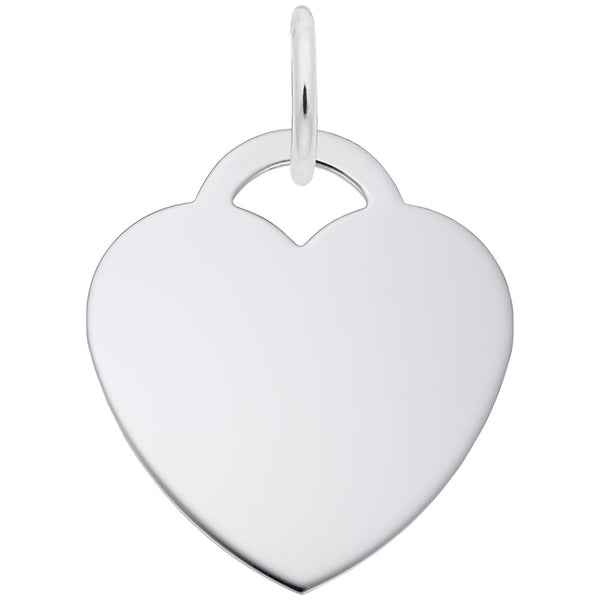Rembrandt Charms, Large Heart (22mm x .9mm), Engravable
