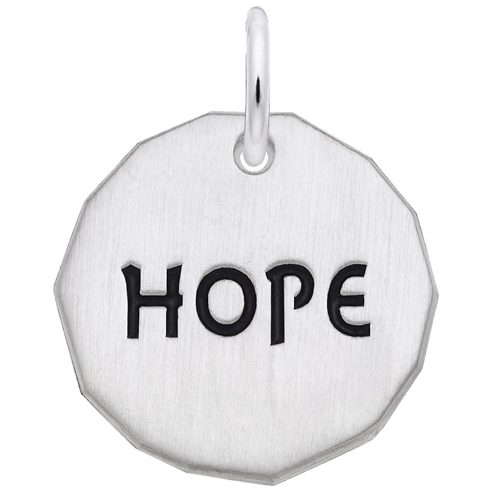 Rembrandt Charms, Hope Tag, Engravable