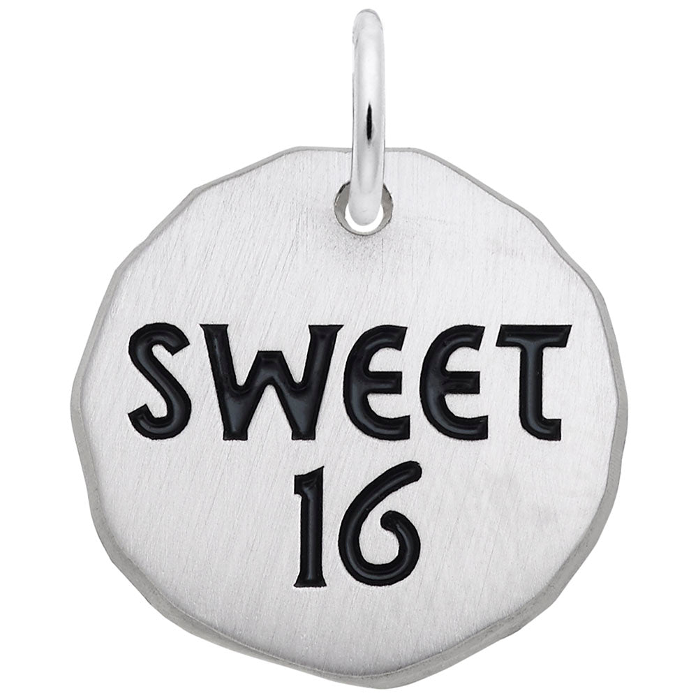 Rembrandt Charms, Sweet 16 Tag, Engravable