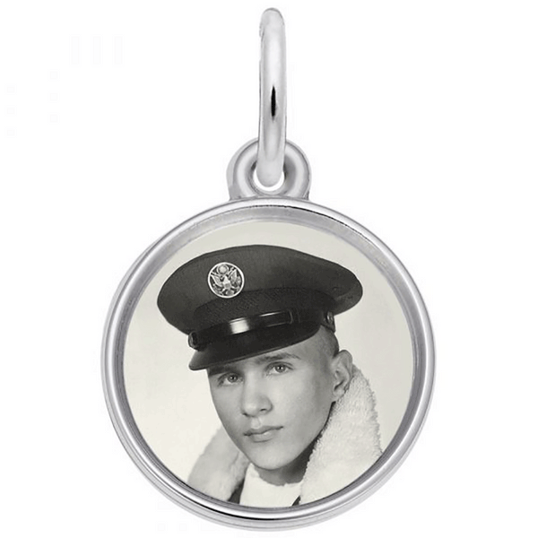 Circle Disc Frame Photo Art, Engravable
