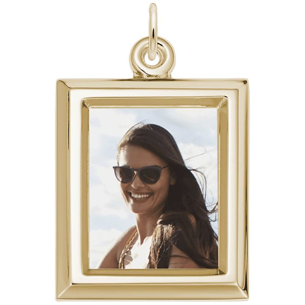 Vertical Large Rectangle Frame Photo Art, Engravable