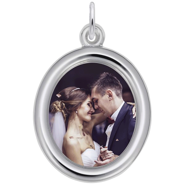Oval Frame Large Photo Art, Engravable