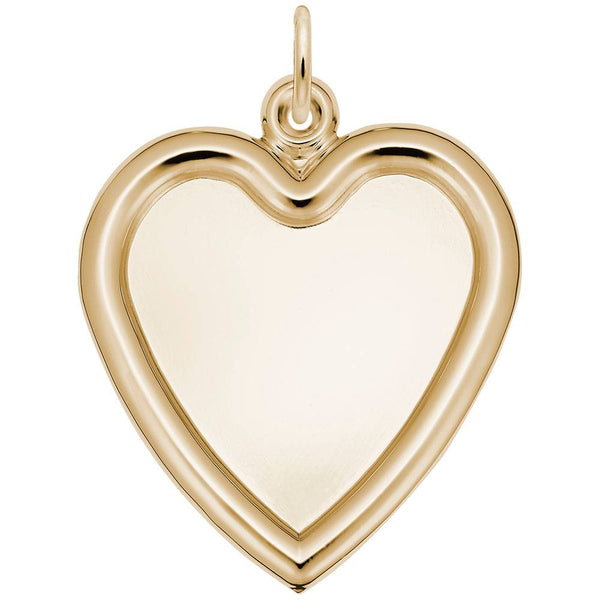 Rembrandt Charms, Heart Frame Large Photo Art, Engravable