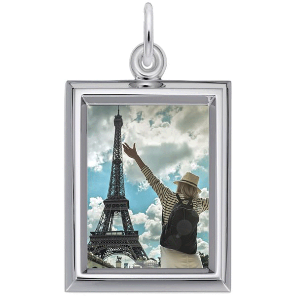 Vertical Small Rectangle Frame Photo Art, Engravable