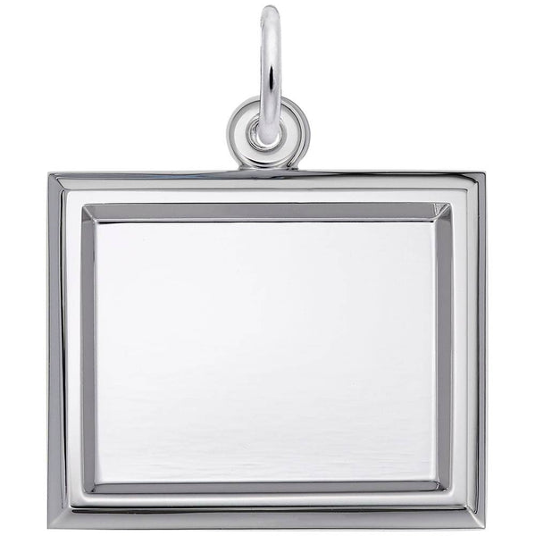 Rembrandt Charms, Horizontal Small Rectangle Frame Photo Art, Engravable