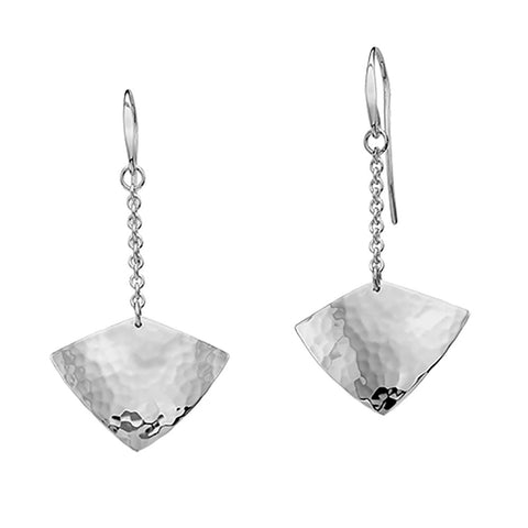 Artifact Earrings, Sterling Silver