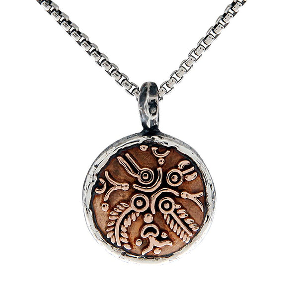 Celtic Coin Necklaces, Celtic Owl, Four Virtues, Cernunnos