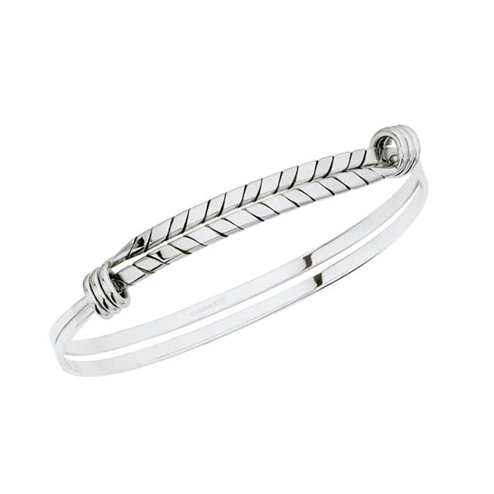 Herringbone Signature Bracelet, Sterling Silver