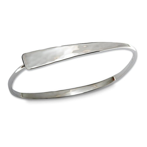 Ed Levin Jewelry-Bracelet-Squircle Flip, Sterling Silver
