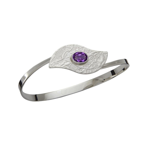 Ed Levin Jewelry-Bracelet-At a Glance, Amethyst, Sterling Silver