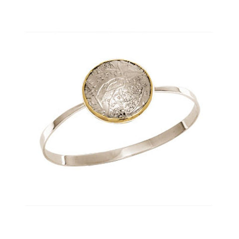 Ed Levin Jewelry-Bracelet-Twist, Sterling Silver & 14K Gold Accent
